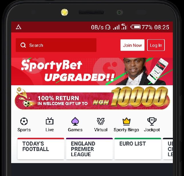 Sportybet mobile app
